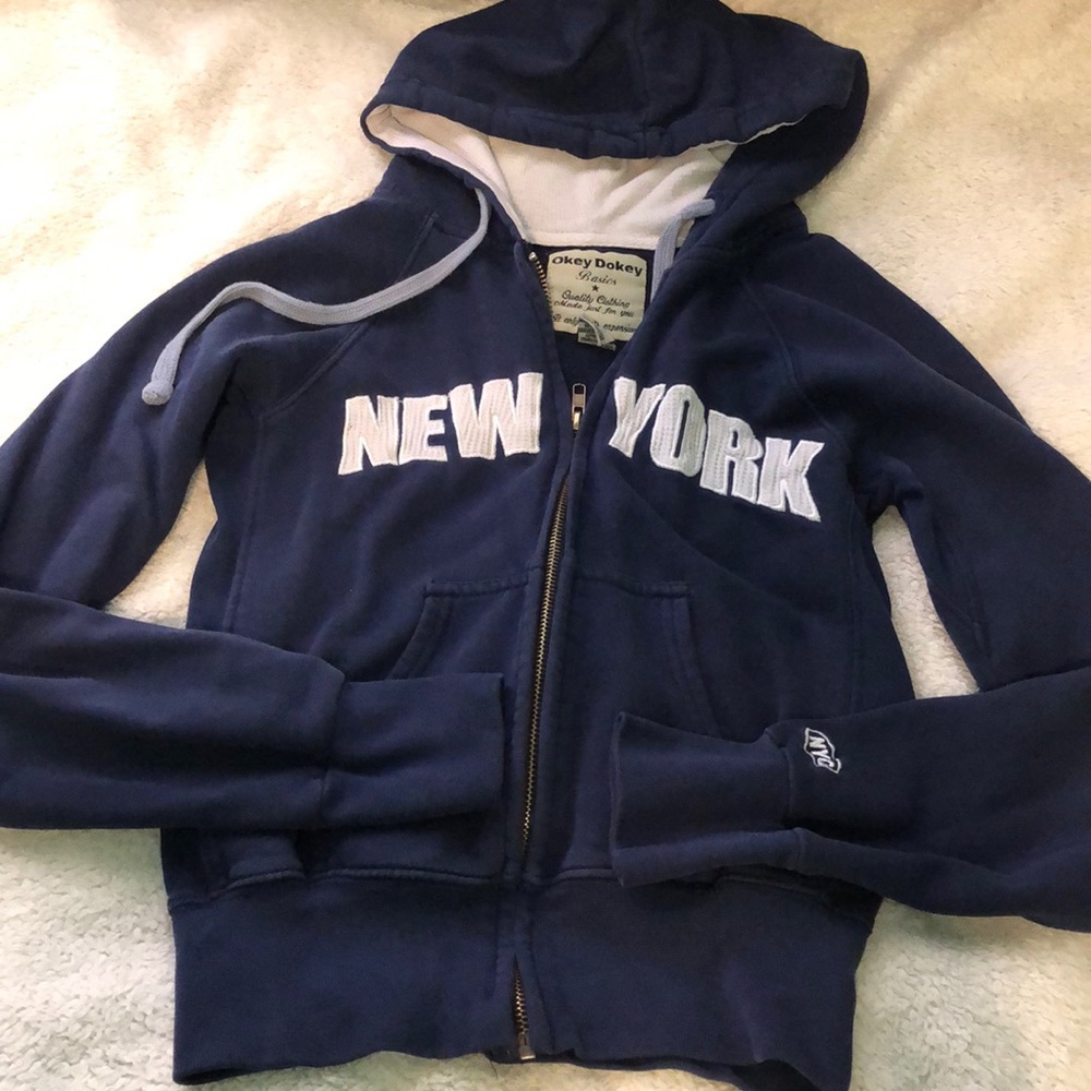 New York Zip Up Hoodie